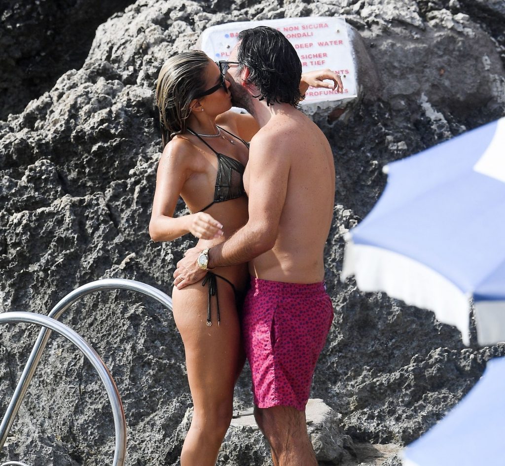 Sylvie Meis &amp; Niclas Castello are Spotted During Their Honeymoon Break in Capri (47 Photos)