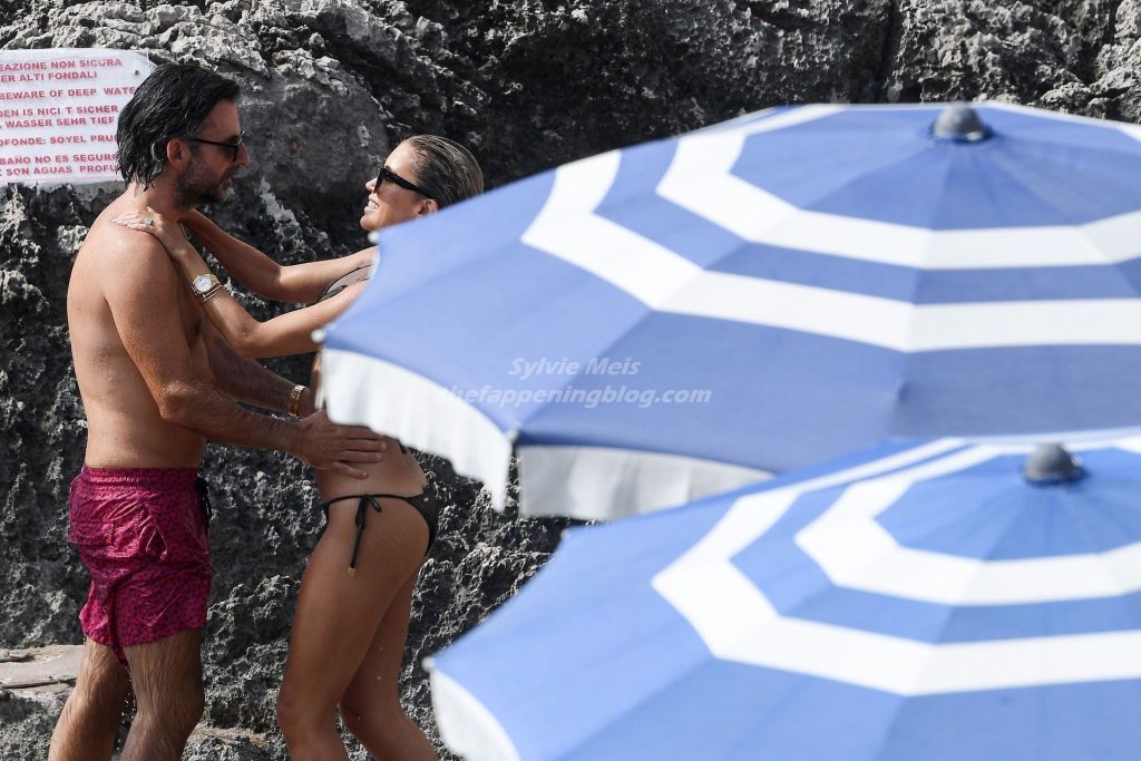 Sylvie Meis &amp; Niclas Castello are Spotted During Their Honeymoon Break in Capri (47 Photos)
