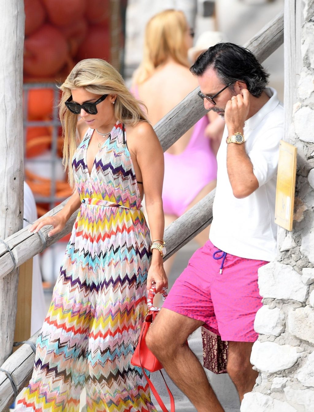 Sylvie Meis &amp; Niclas Castello are Spotted During Their Honeymoon Break in Capri (47 Photos)