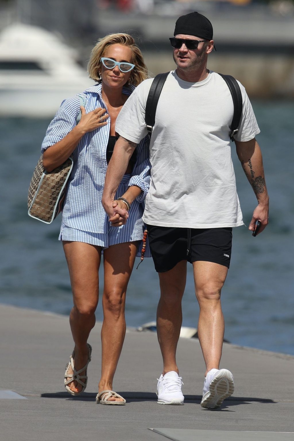 Michael Clarke &amp; Pip Edwards Appeared to be All Smiles while Boating Around Sydney (50 Photos)