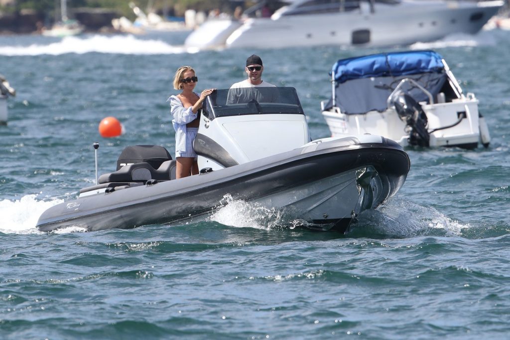 Michael Clarke &amp; Pip Edwards Appeared to be All Smiles while Boating Around Sydney (50 Photos)