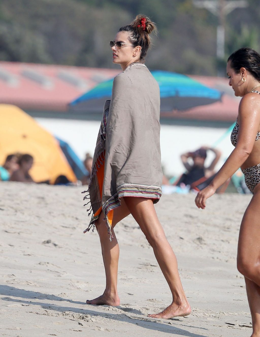 Alessandra Ambrosio Plays Beach Volleyball with Friends (34 Photos)