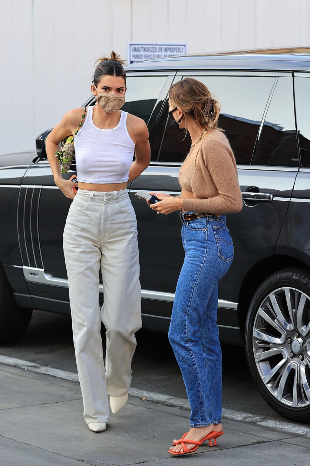 Kendall Jenner &amp; Hailey Bieber Wear Similar Outfits as They Hit the Shops Together in LA (38 Photos)