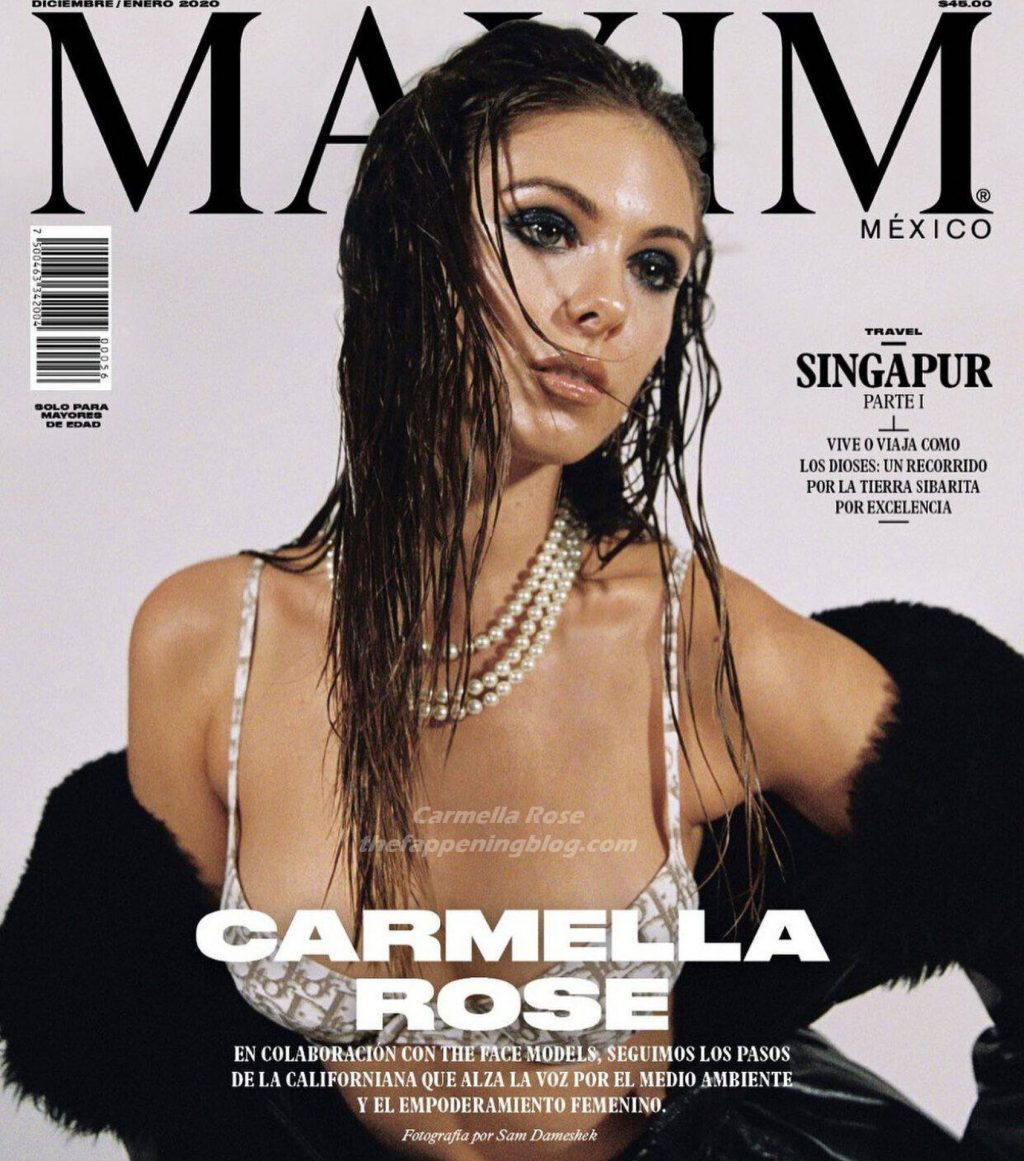 Carmella Rose Sexy &amp; Topless – Maxim Mexico (13 Photos)