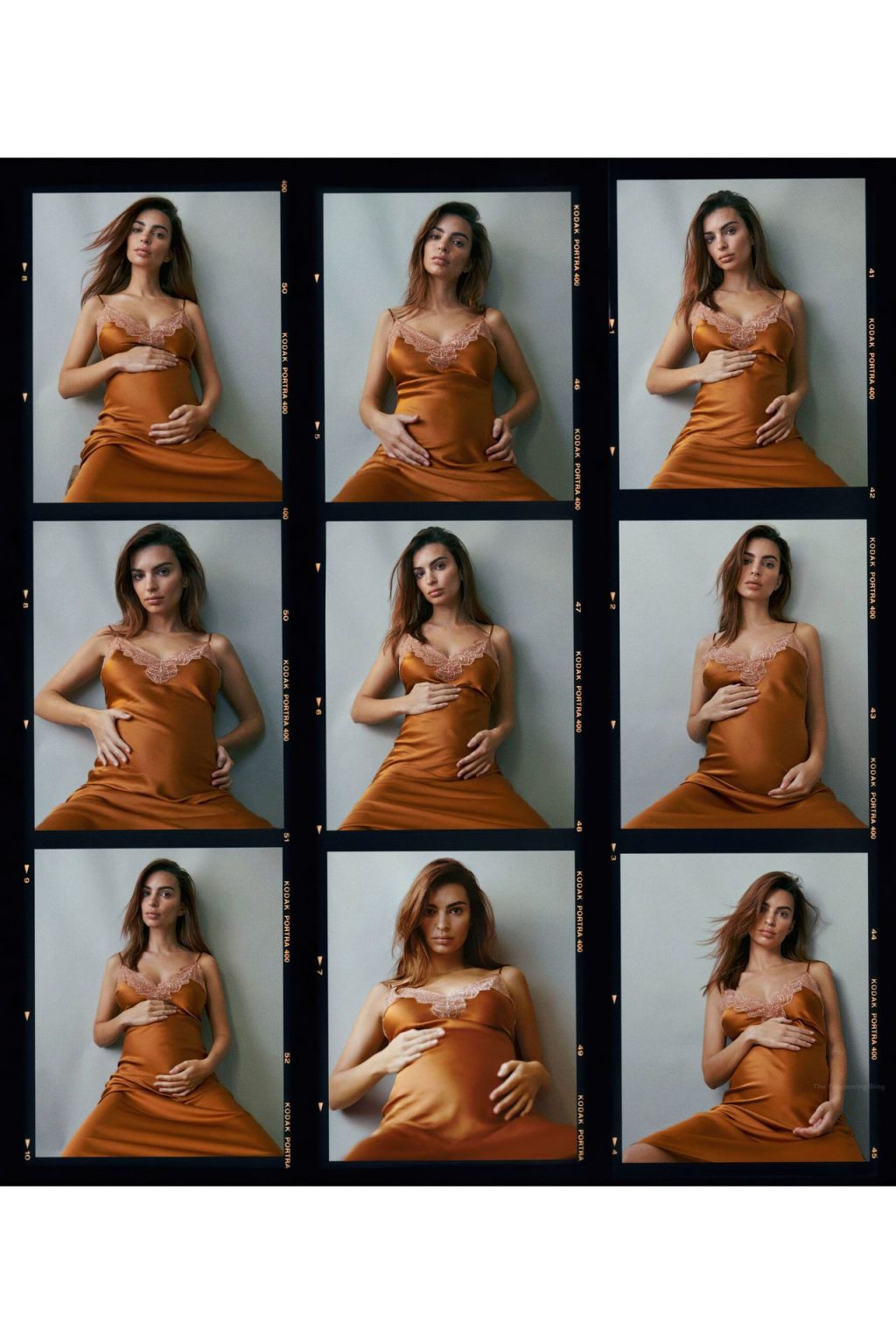 Emily Ratajkowski Announces Pregnancy – Vogue (7 Photos)
