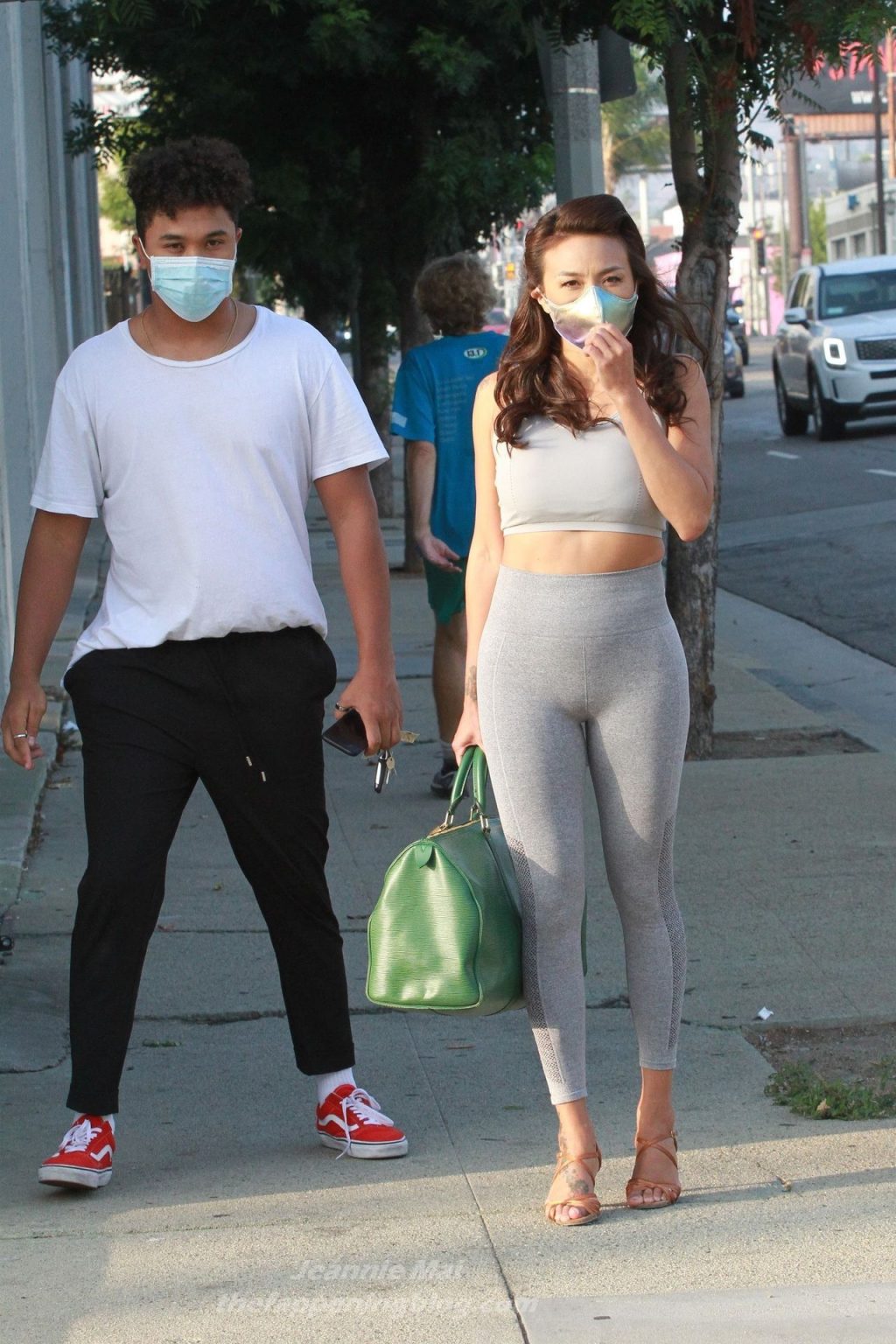Jeannie Mai &amp; Brandon Armstrong Step Out of the DWTS Studio (47 Photos)