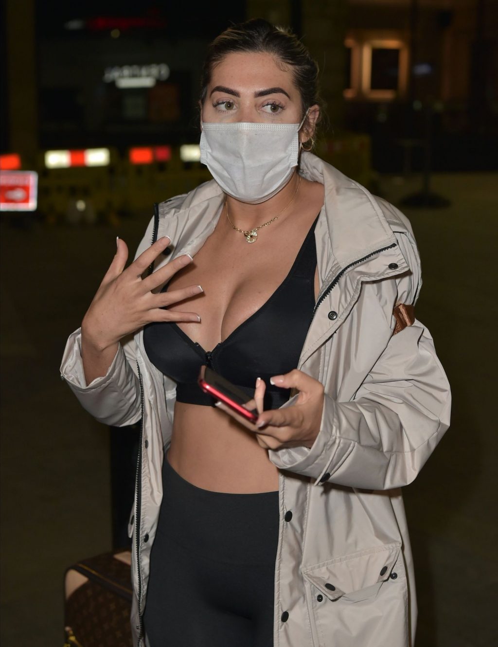 Chloe Ferry is Pictured Arriving Back in the UK after Breast Reduction Surgery (42 Photos)