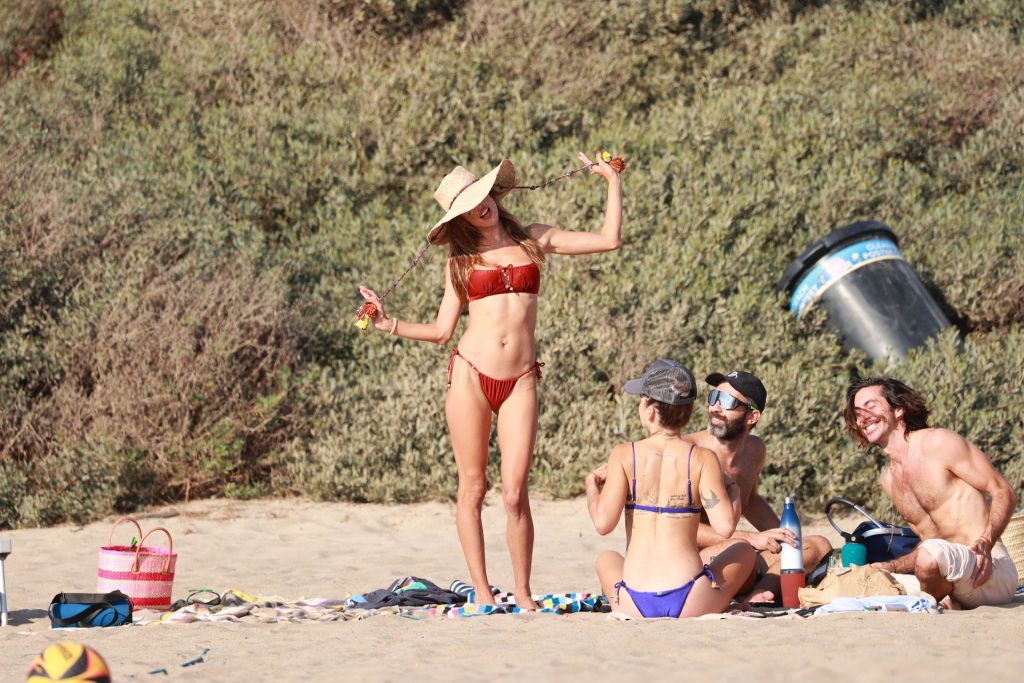Alessandra Ambrosio Enjoys a Day at the Beach (89 Photos)