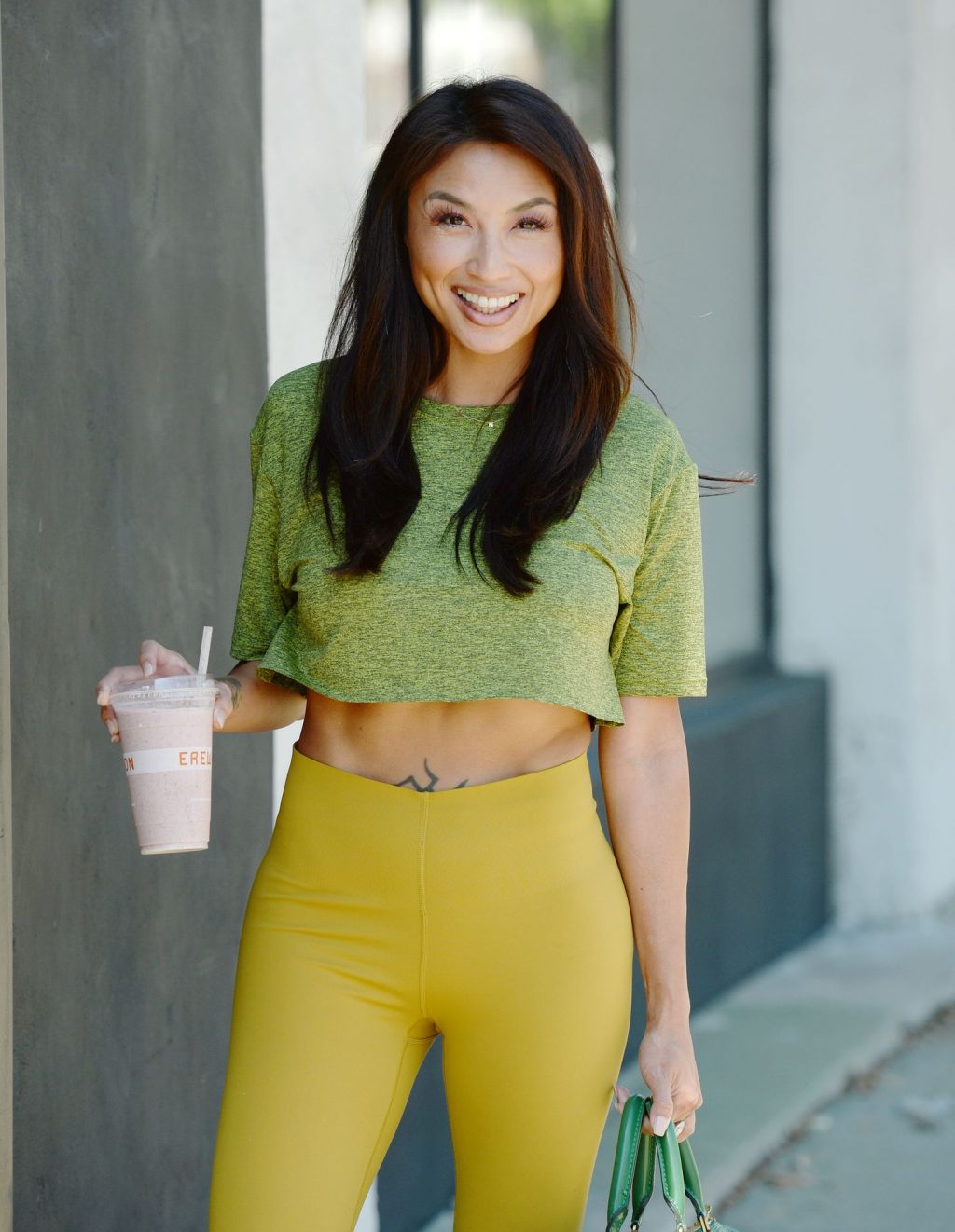 Jeannie Mai Shows Off Her Cameltoe and Ass at the Dance Studio (34 Photos)