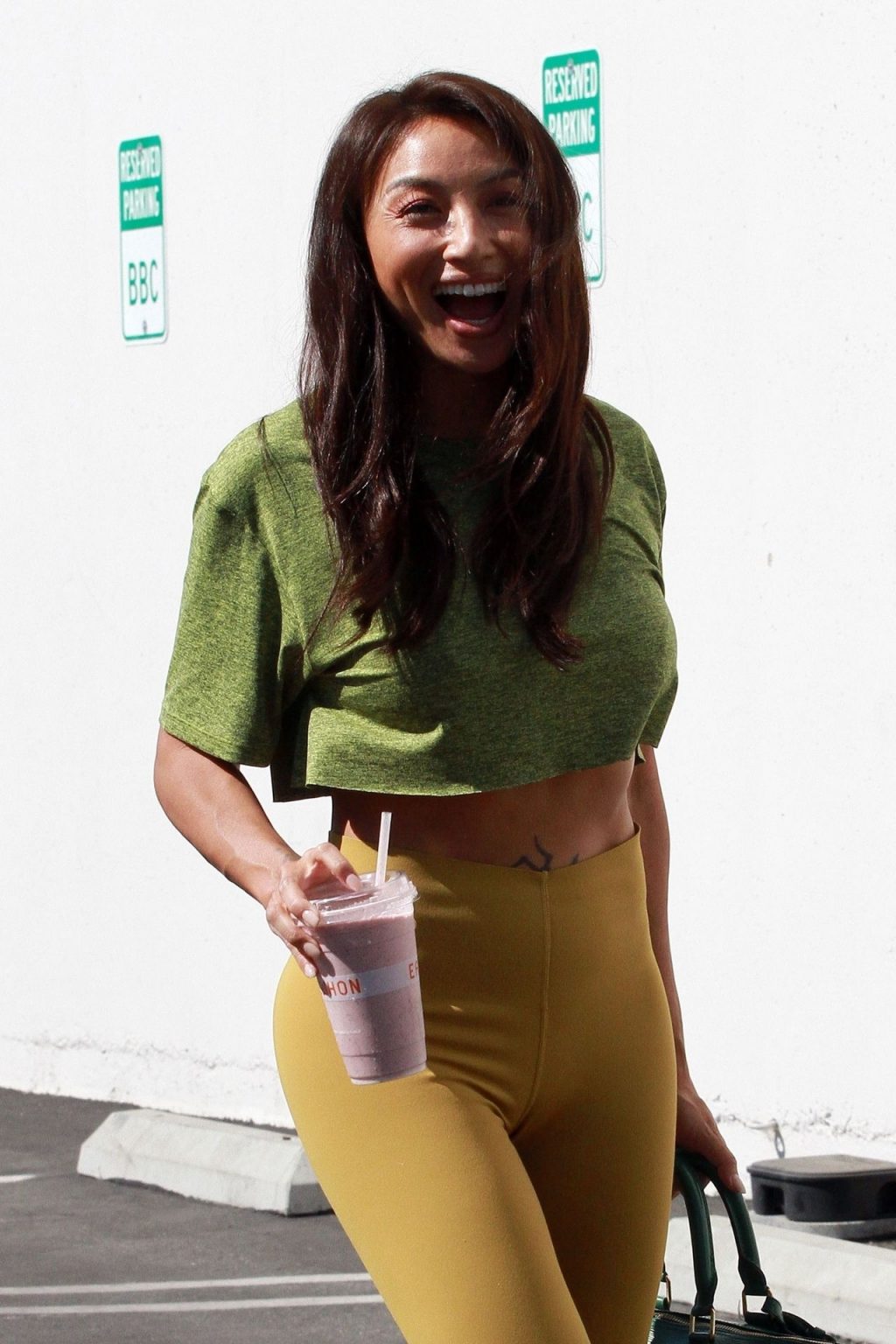 Jeannie Mai Shows Off Her Cameltoe and Ass at the Dance Studio (34 Photos)