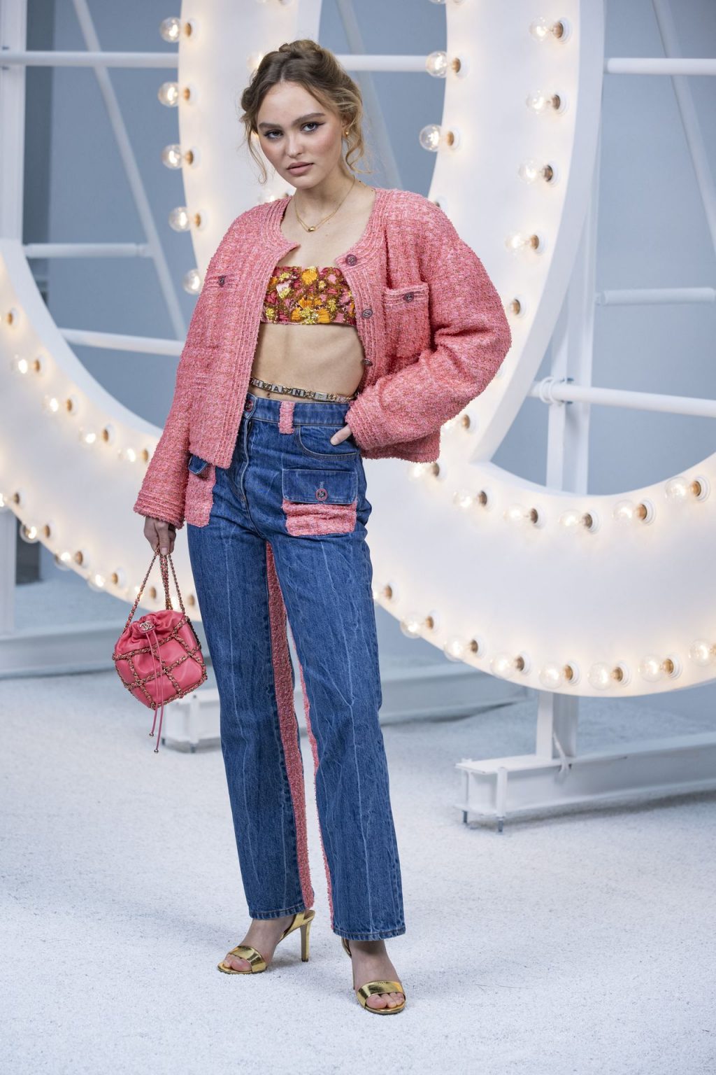 Tittyless Lily-Rose Depp is Seen at the Chanel Fashion Show in Paris (57 Photos)