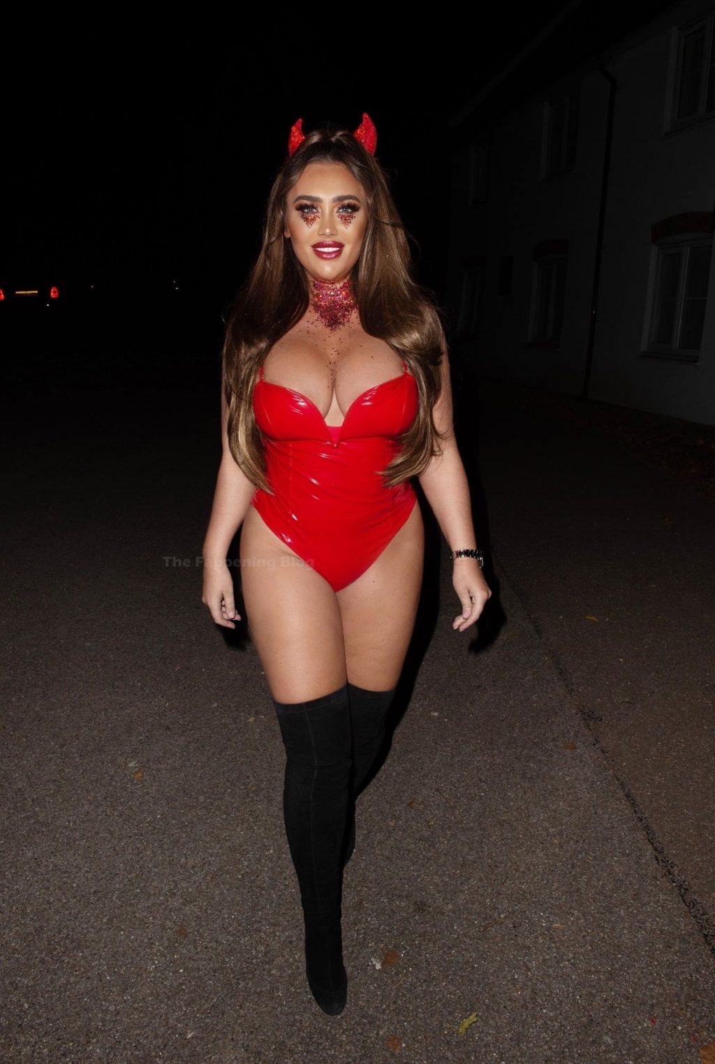 Lauren Goodger Gets Into the Halloween Spirit in Essex (9 Photos)