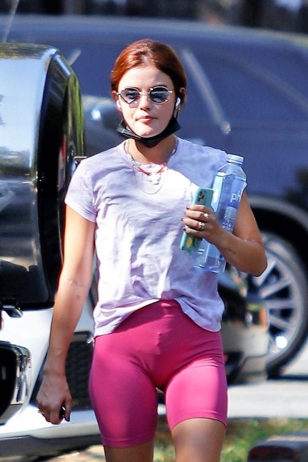 Lucy Hale Shows Off Her New Hair Color While Out For A Hike 29 Photos Thefappening 0208