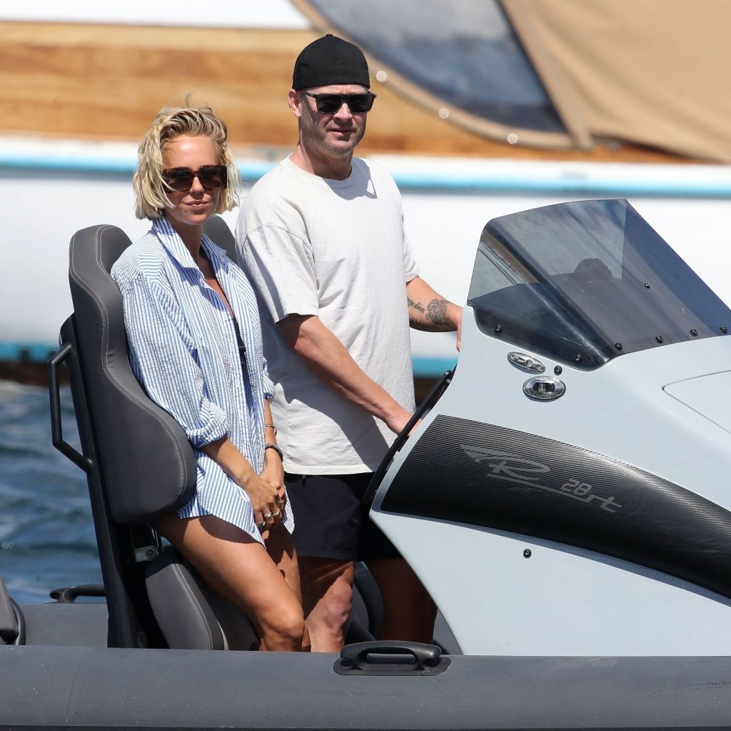 Michael Clarke &amp; Pip Edwards Appeared to be All Smiles while Boating Around Sydney (50 Photos)