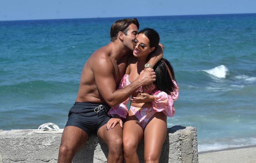 Yazmin Oukhellou &amp; James Lock Are Seen on the Beach in Cyprus (10 Photos)
