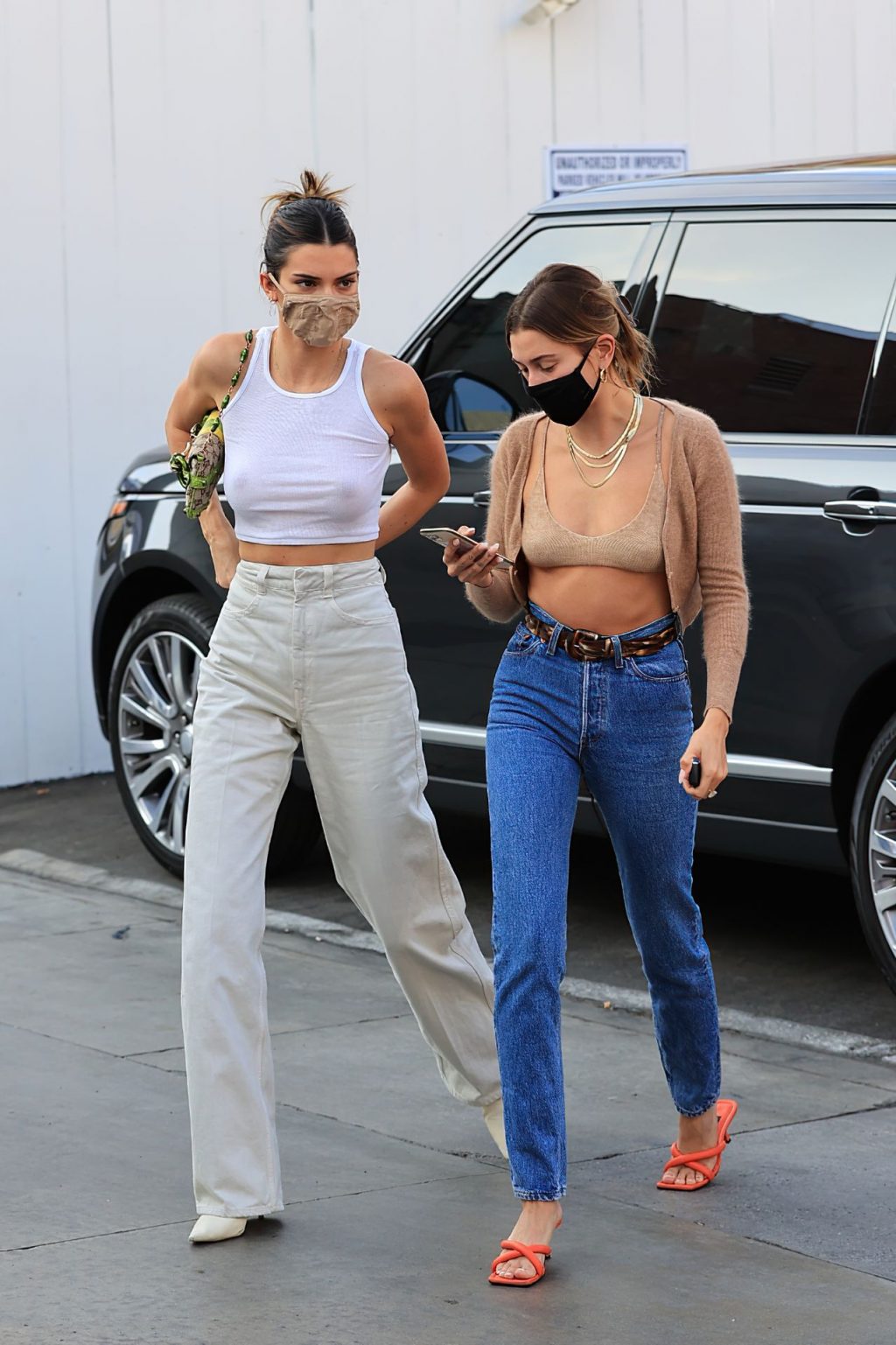 Kendall Jenner &amp; Hailey Bieber Wear Similar Outfits as They Hit the Shops Together in LA (38 Photos)