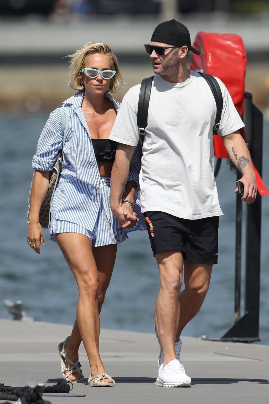 Michael Clarke &amp; Pip Edwards Appeared to be All Smiles while Boating Around Sydney (50 Photos)