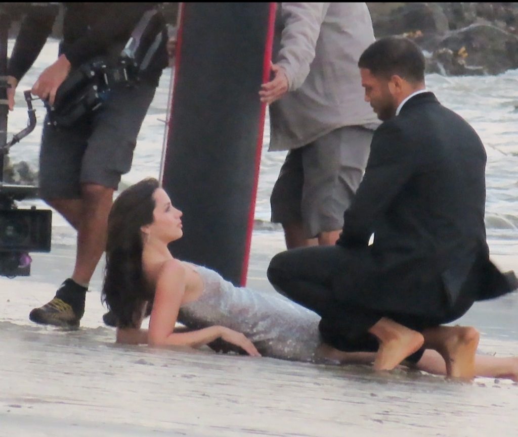 Ana de Armas Shoots a Scene for a Perfume Commercial at the Beach (67 Photos)