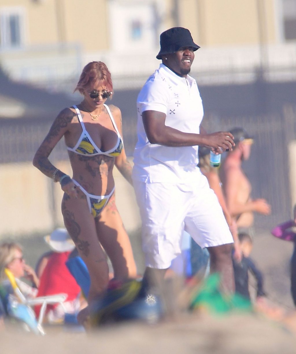 Tina Louise is Seen with Sean Combs During a Romantic Beach Outing in Malibu (94 Photos)