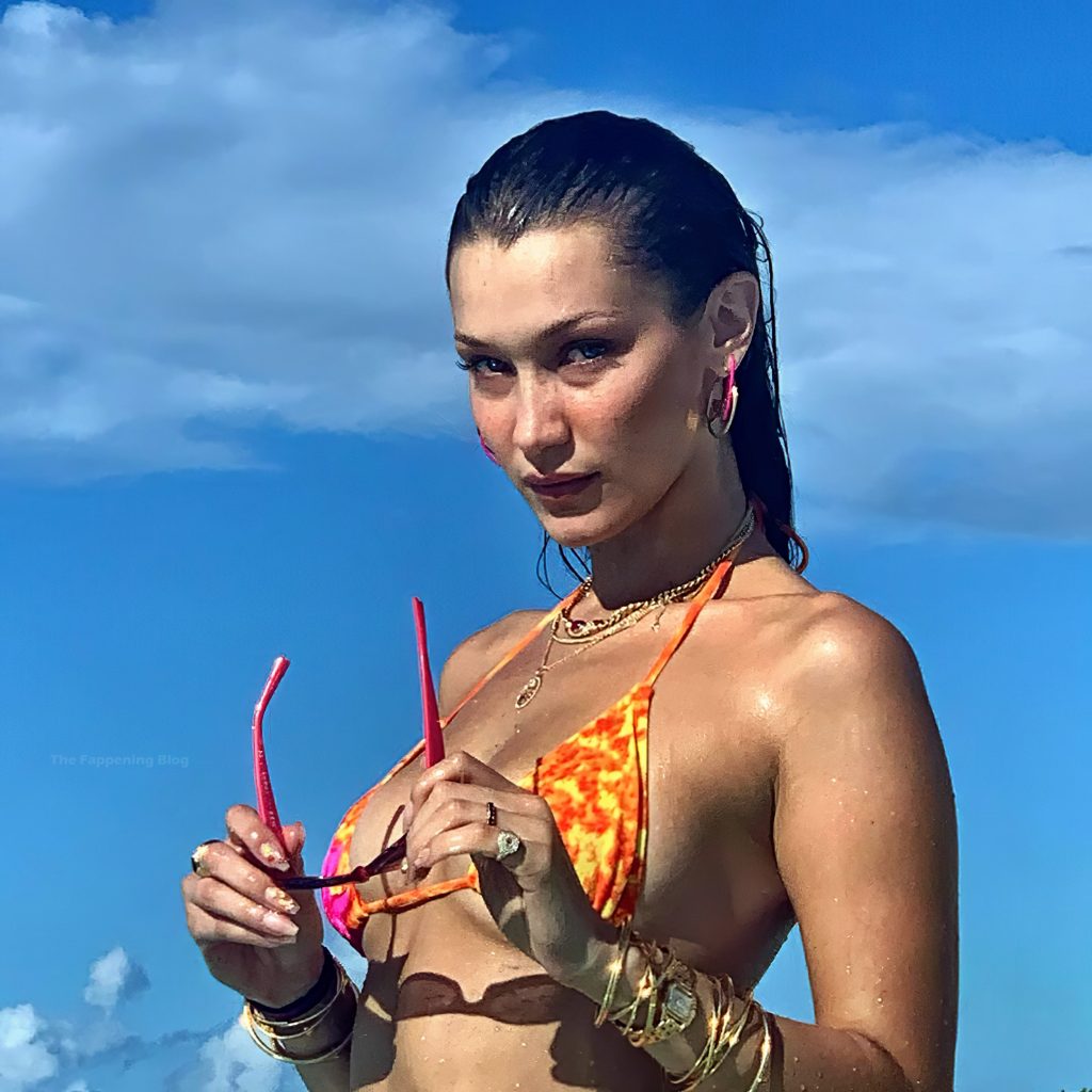 Bella Hadid Displays Her Sexy Bikini Body (9 Photos)