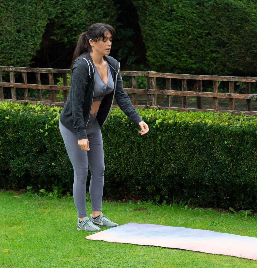 Casey Batchelor Shows Off Her Impressive Yoga Moves in London (10 Photos)