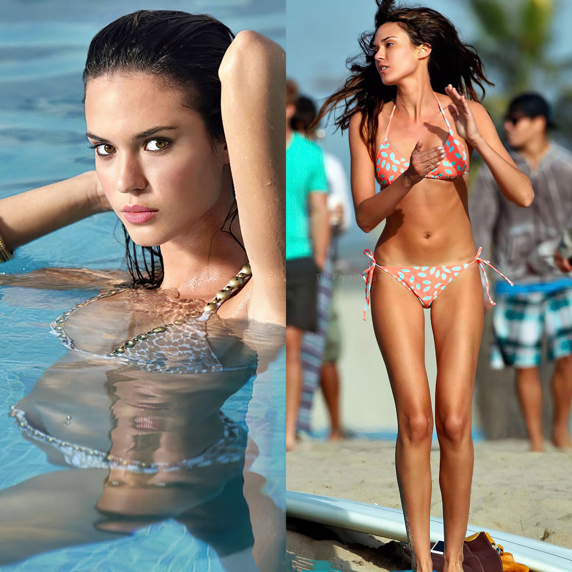 Odette Annable Sexy & Topless (9 Photos + Video) .