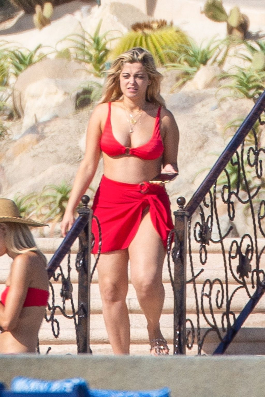 Bebe Rexha Shows Off Her Curves in a Red Bikini (33 Photos)