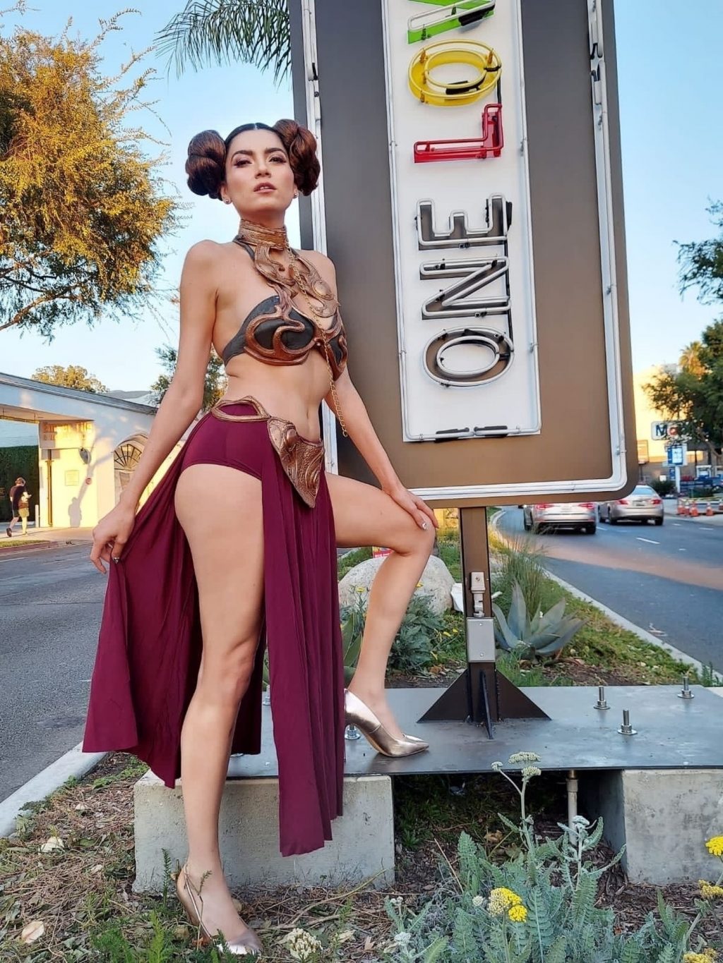 Blanca Blanco Gets Ready for Halloween as Princess Leia (21 Photos)