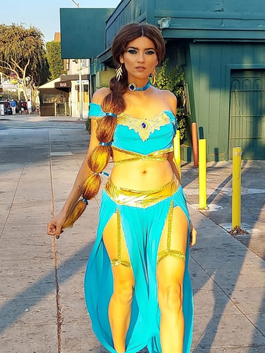 Blanca Blanco Goes as Princess Jasmine for Halloween (25 Photos)