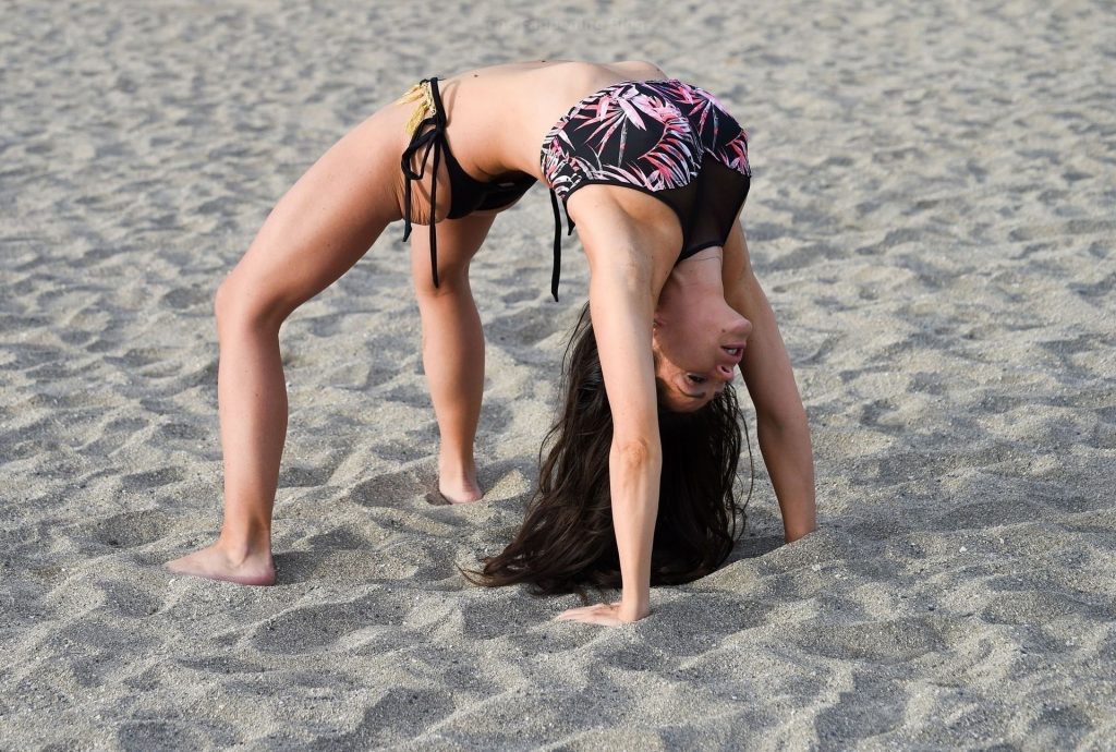 Casey Batchelor is Seen Filming for Her Fitness App in Tenerife (12 Photos)