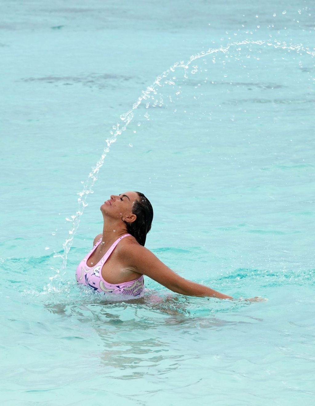 Katie Price &amp; Carl Woods Make a Splash in the Sea in the Maldives (65 Photos)