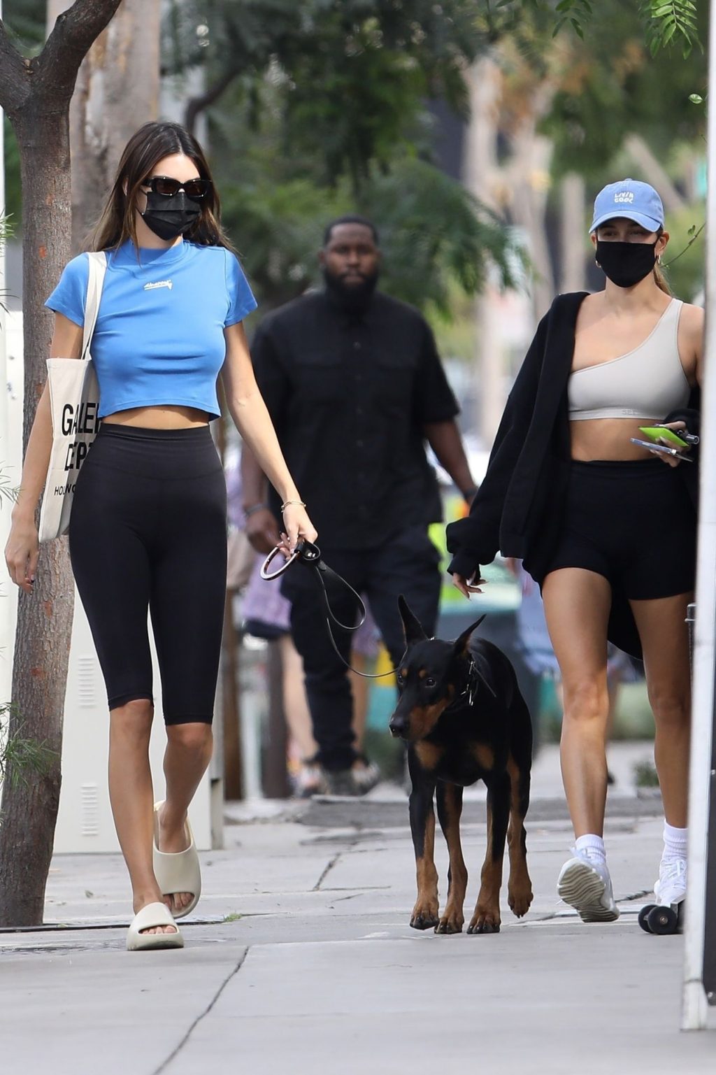 Kendall Jenner &amp; Hailey Bieber Head to Lunch in WeHo (13 Photos)