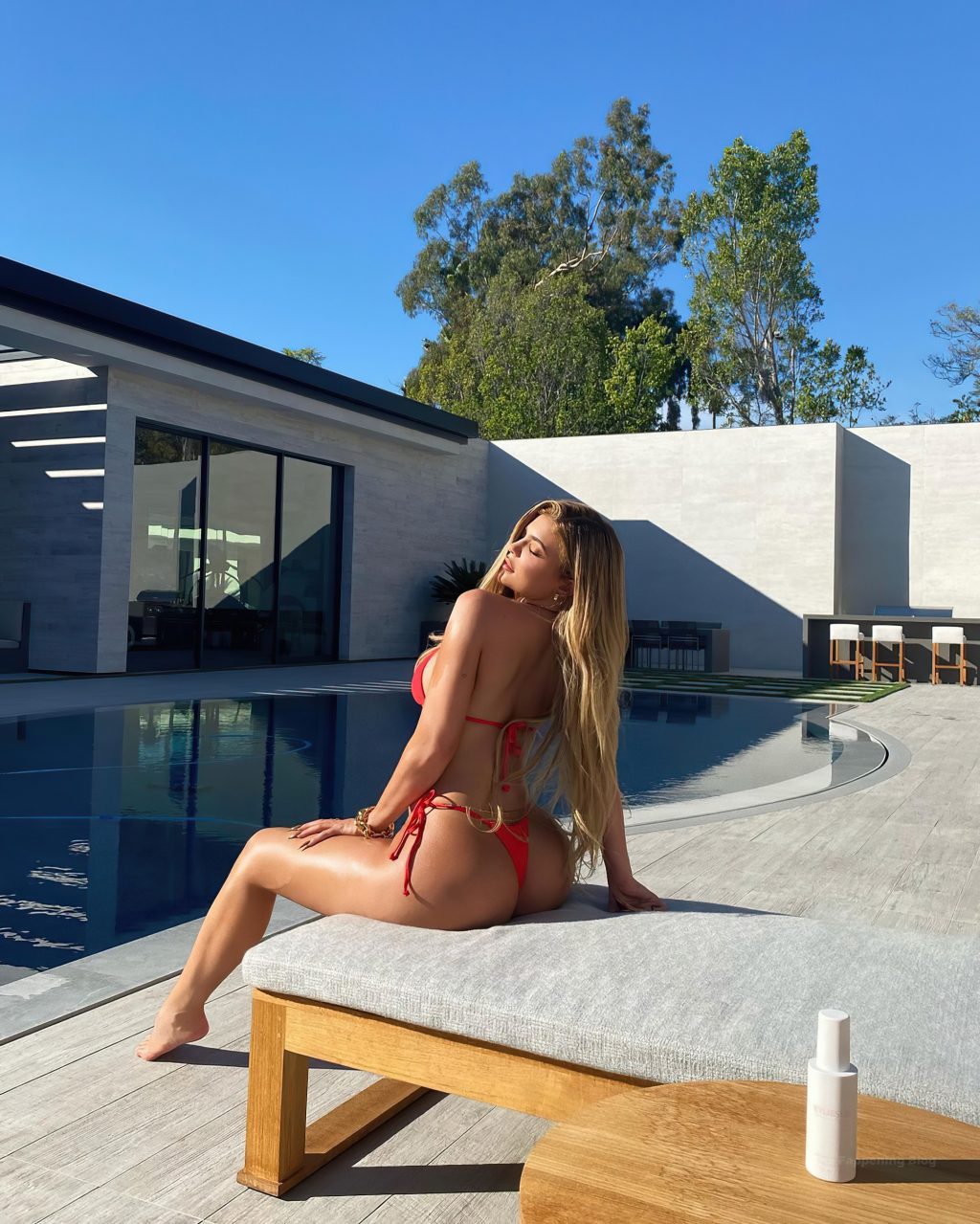 Kylie Jenner Flaunts Her Big Butt (5 Photos)