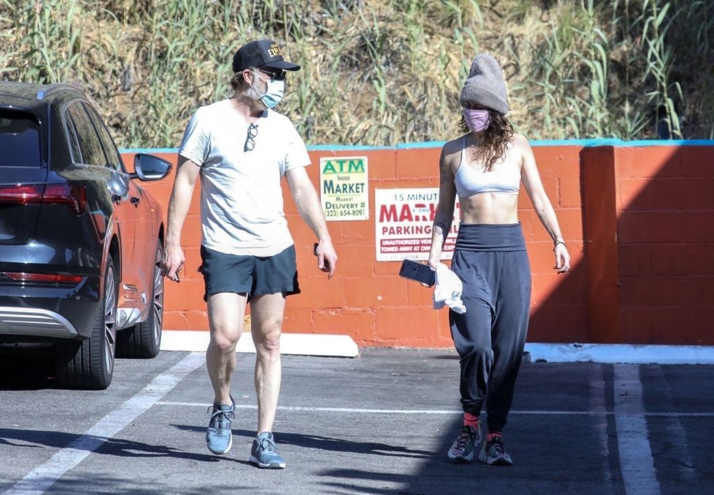 Lena Headey &amp; Marc Menchaca Leave the Gym in Los Angeles (46 Photos)