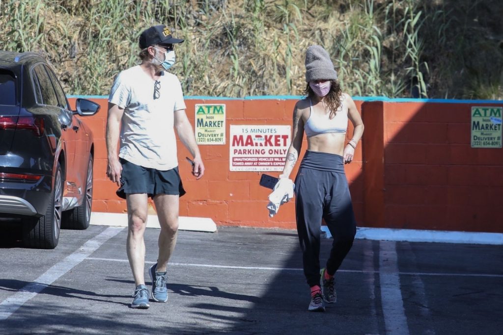 Lena Headey &amp; Marc Menchaca Leave the Gym in Los Angeles (46 Photos)