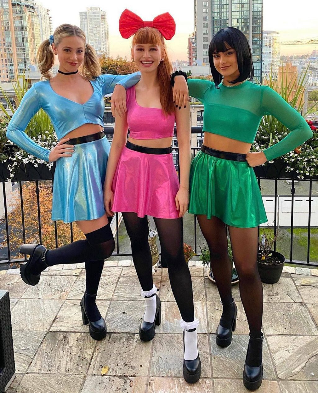 Lili Reinhart, Camila Mendes &amp; Madelaine Petsch Dress Up as the Powerpuff Girls for Halloween (36 Photos)