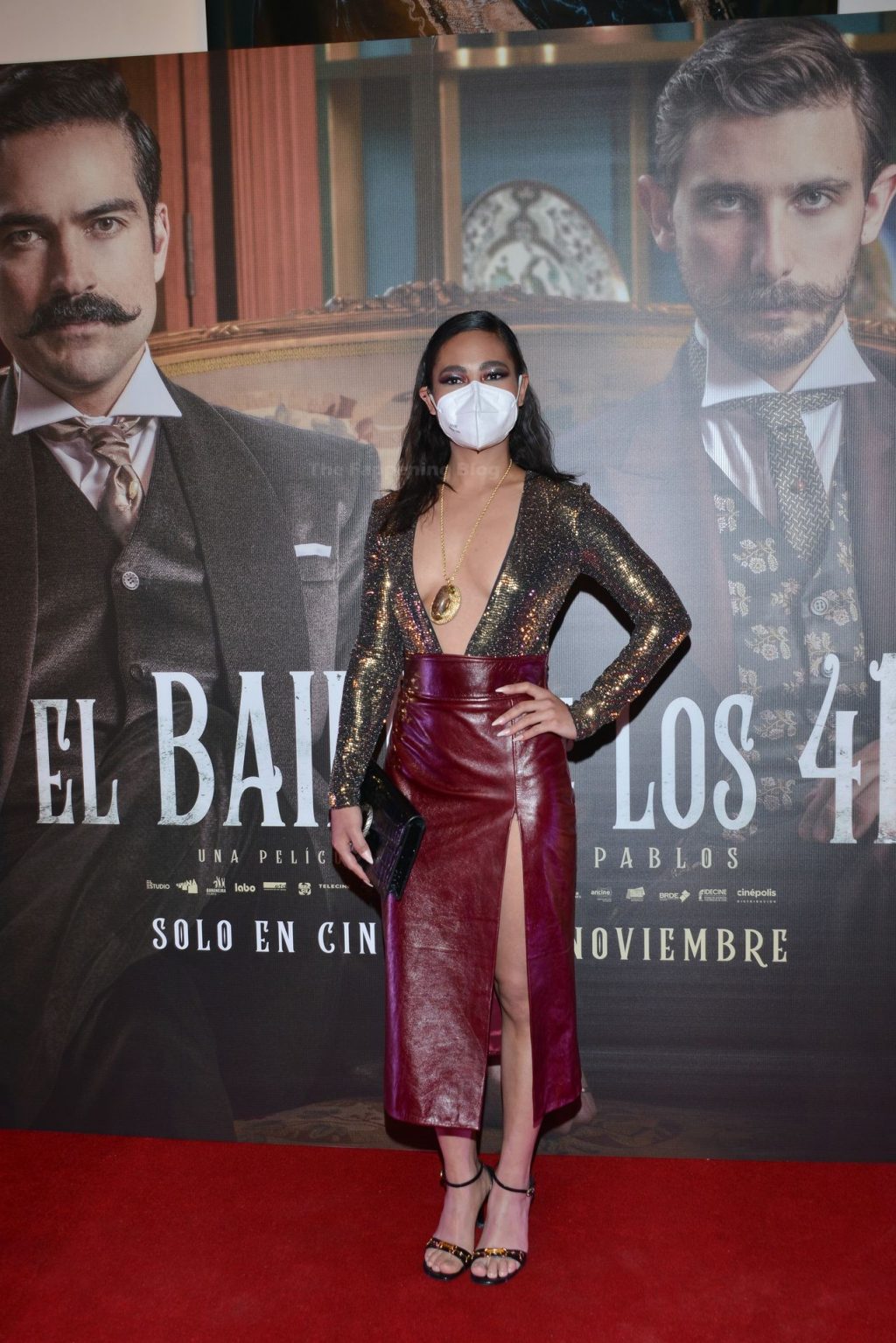 Mabel Cadena Shows Off Her Tits at the El Baile de los 41 Premiere (42 Photos)