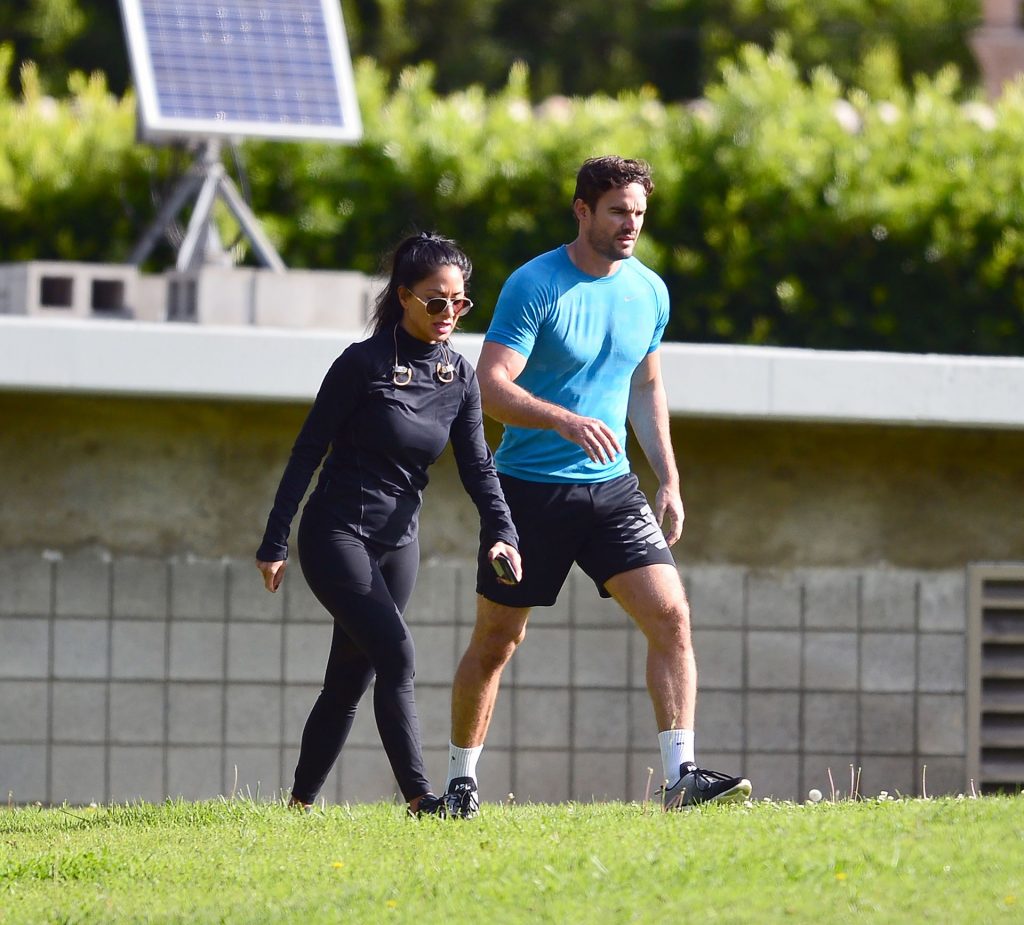 Nicole Scherzinger &amp; Thom Evans Work Up a Sweat in a LA Park (34 Photos)