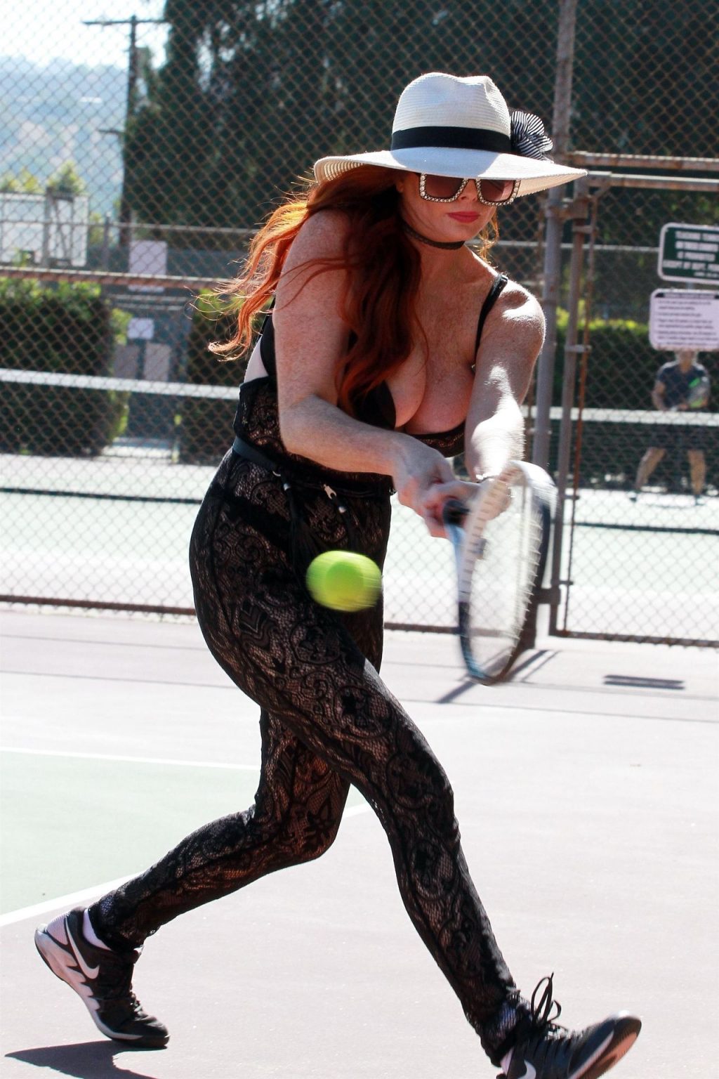 Phoebe Price Goes Racy Lacy on the Tennis Court (34 Photos)