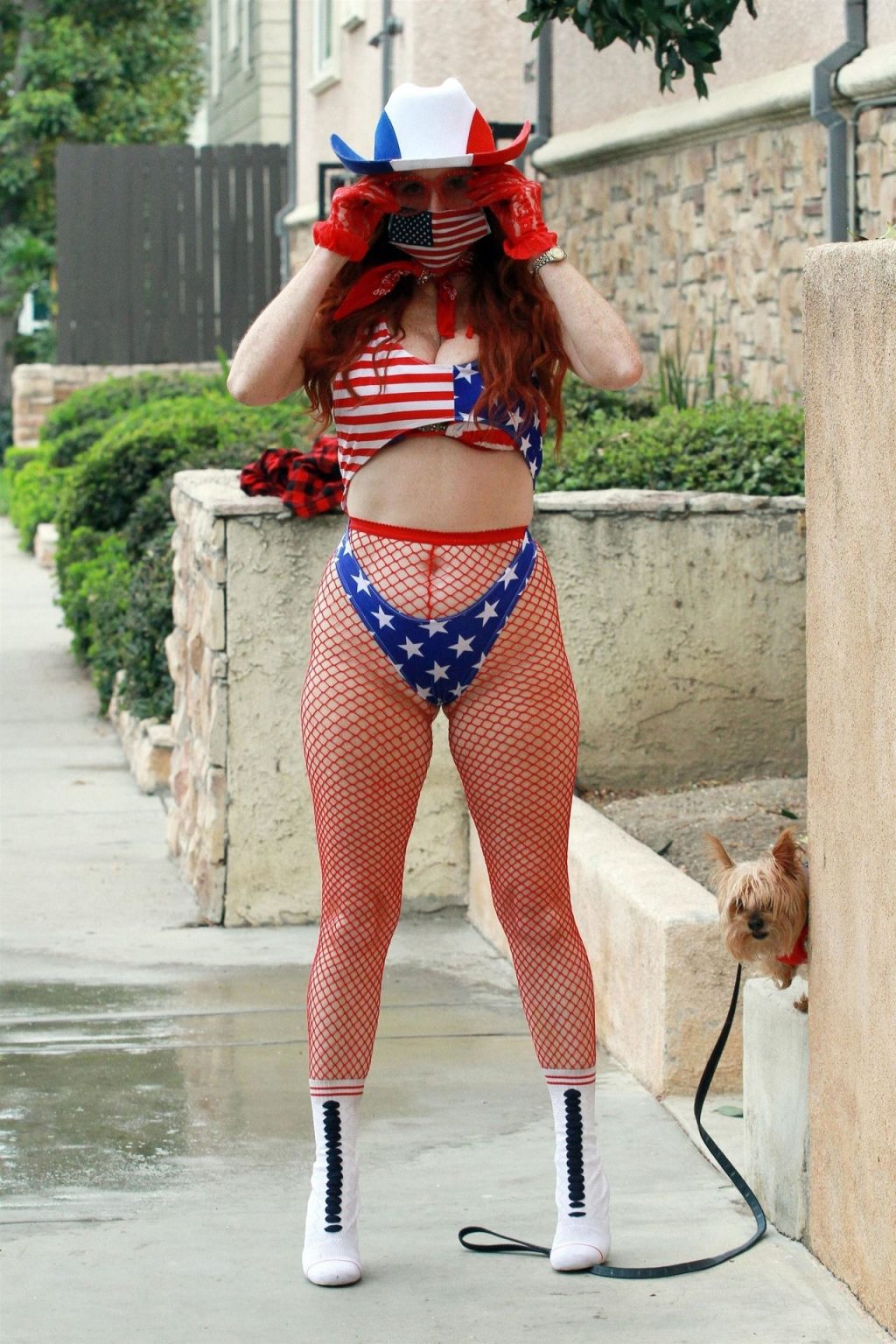 Phoebe Price Poses in a Patriotic Outfit (33 Photos)