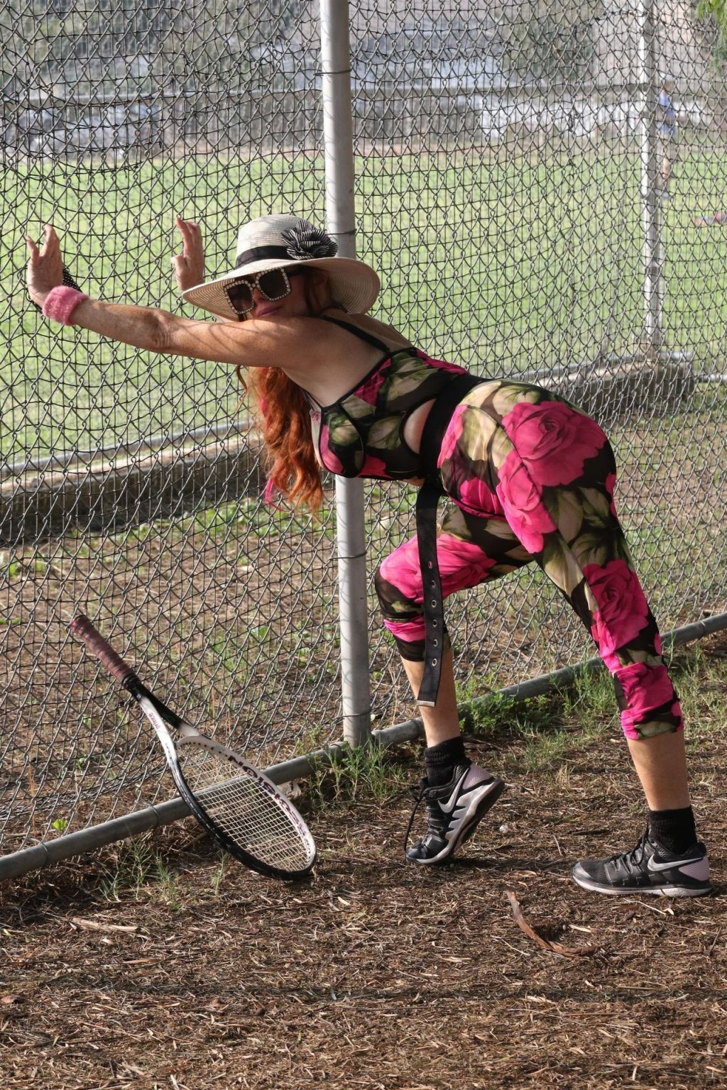 Phoebe Price Gets Her Stretch on in the Park (28 Photos)