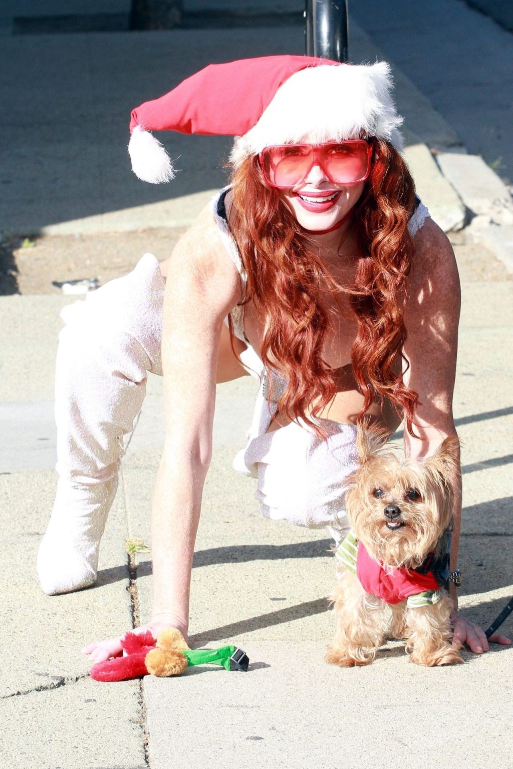 Phoebe Price is Seen in the Spirit for the Holidays (41 Photos)