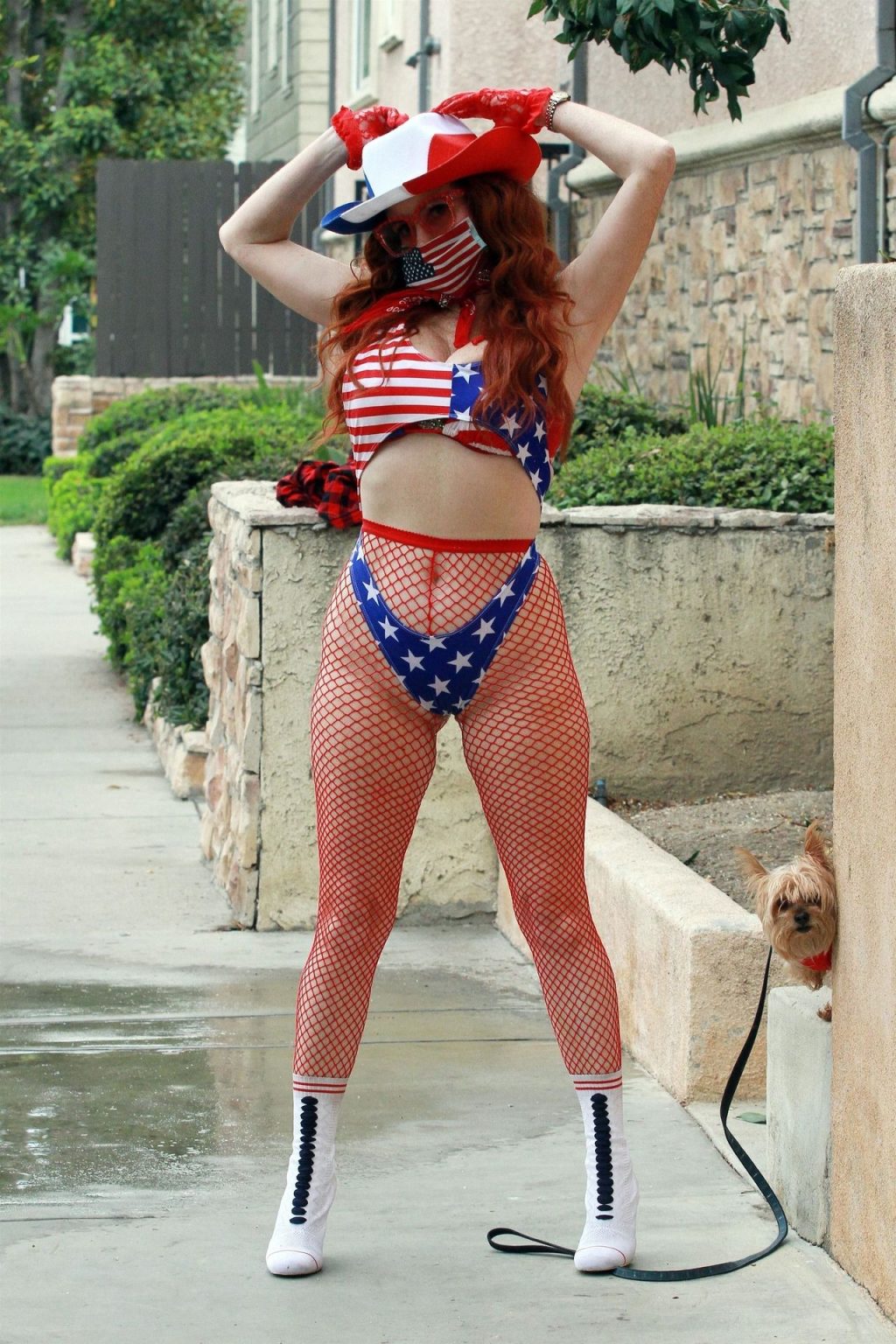 Phoebe Price Poses in a Patriotic Outfit (33 Photos)