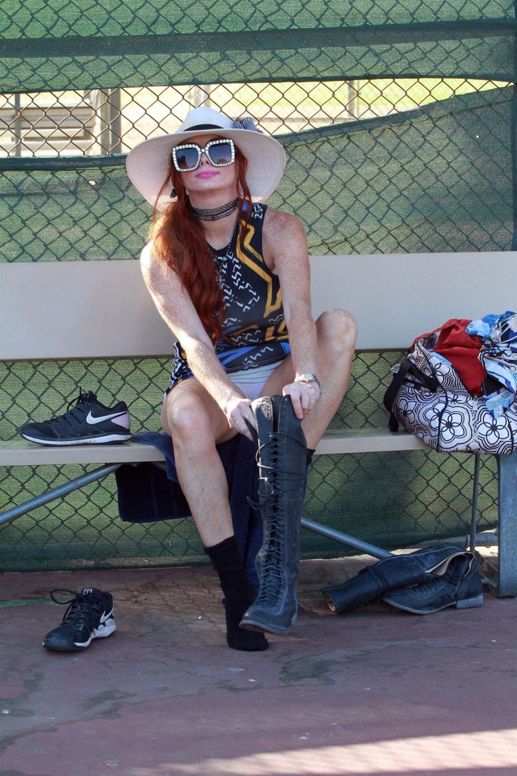 Phoebe Price Shows Off Some Upskirt and Tennis Moves (32 Photos)