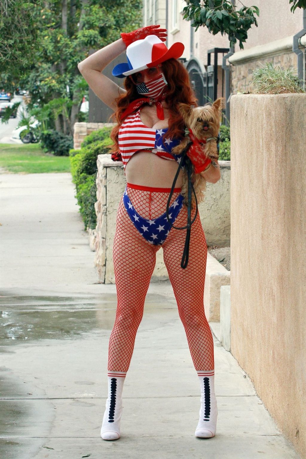 Phoebe Price Poses in a Patriotic Outfit (33 Photos)