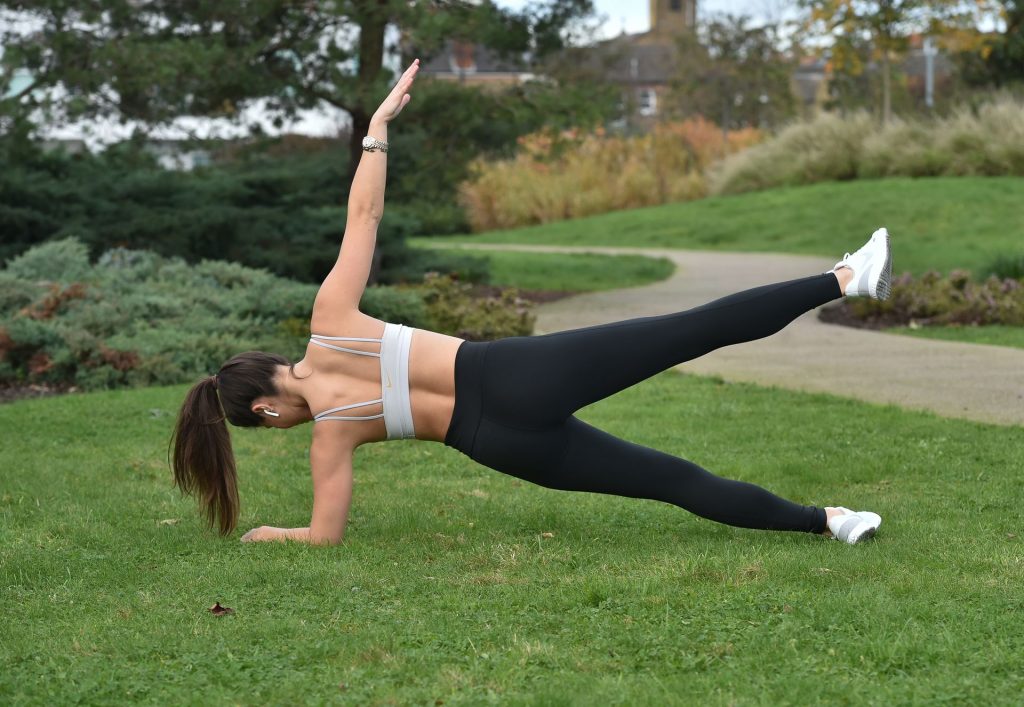 Stina Sanders Strips Off For Her Morning Workout at a Park in Battersea (44 Photos)