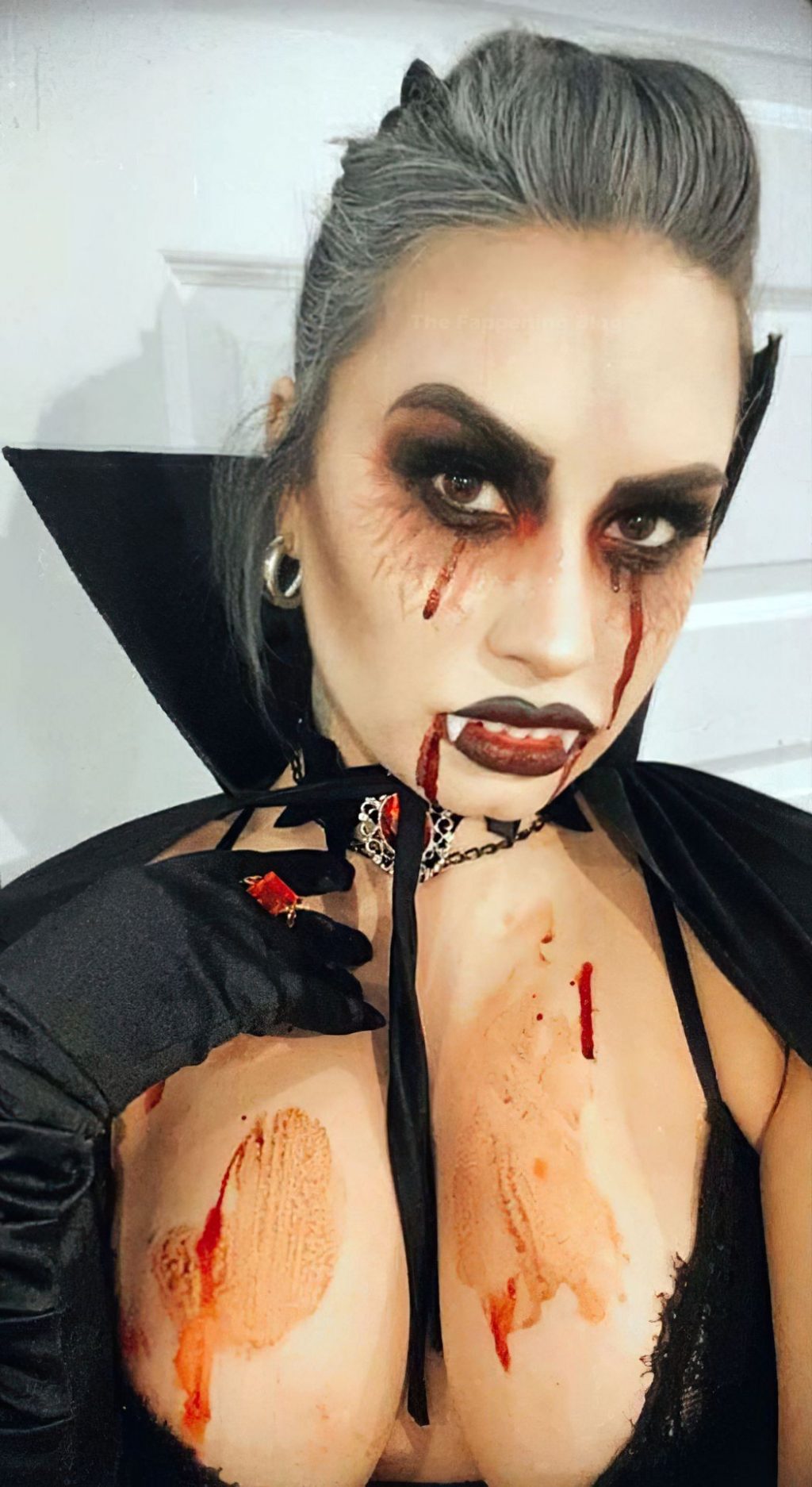 Demi Lovato’s Dracula Costume (9 Photos)