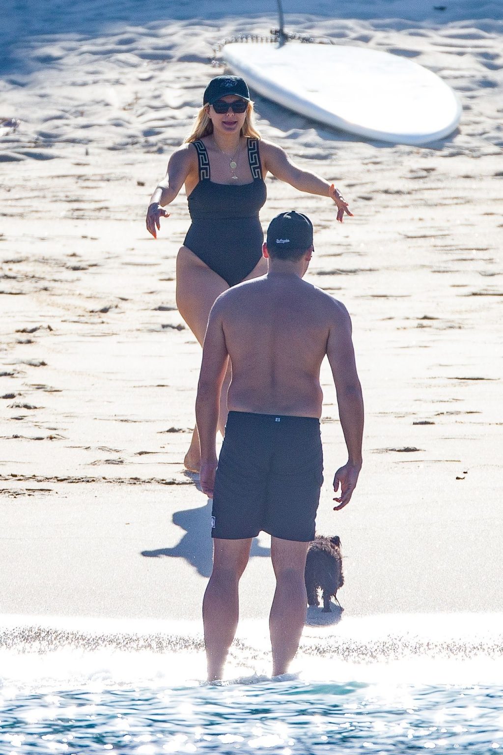 Bebe Rexha Stuns in a Black Swimsuit as She Enjoys a Beach Day in Cabo (56 Photos)