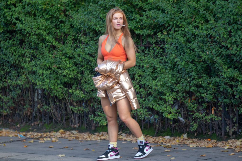 Maisie Smith Wears a Skimpy Outfit and Heels as She Rehearses for Strictly Come Dancing In London (81 Photos)