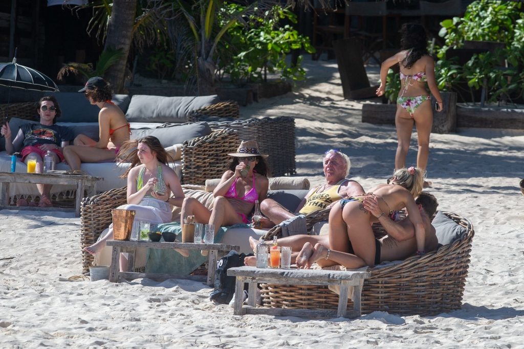 Ric Flair &amp; Wendy Barlow Enjoy Thanksgiving Together in Tulum (29 Photos)